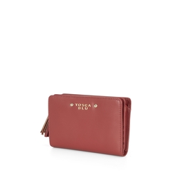 Peter Pan Medium leather wallet with double opening, red