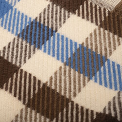 Anemone Checkered scarf, dark brown