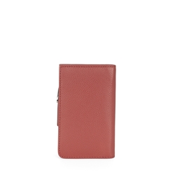 Campanellino Genuine leather keyring, red