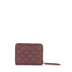 Folletti Medium zip-around leather wallet, bordeaux