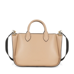 Margherita Leather handbag, pink