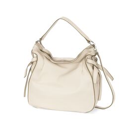 Calla Large leather slouchy bag, natural