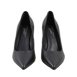 Grotta Azzurra High heel court shoes in leather, black, 38 EU
