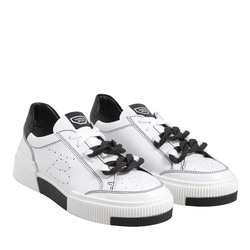 Alghero Low leather sneaker, white, 36 EU