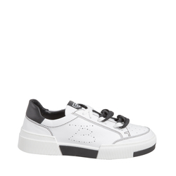 Alghero Low leather sneaker, white, 41 EU