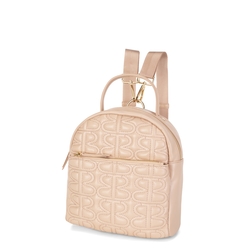 Bouquet Backpack with quilted logo, pink