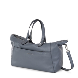 Biancospino Large leather handbag, blue