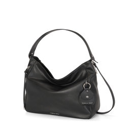 Clementina Large slouchy bag, black