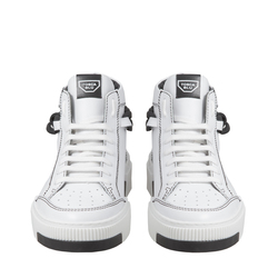 Alghero High-top leather sneaker, white, 40 EU