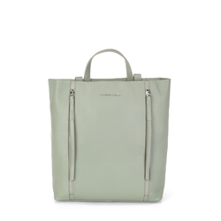 Nocciola 2 in 1 elegant bag and genuine leather backpack, green