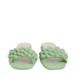Cesenatico Woven slipper, green, 37 EU