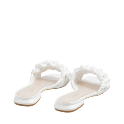 Cesenatico Woven slipper, white, 37 EU
