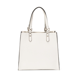 Camelia Large tote bag with coin purse, white