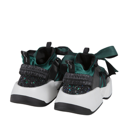Helsinky Sneaker Running in Velvet , green, 38 EU