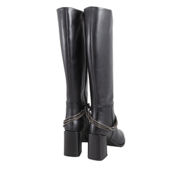 St Moritz Ankle boot in calfskin, black, 38 EU
