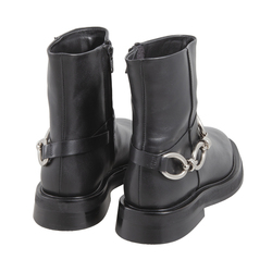 Monaco Ankle boot in calfskin, black, 37 EU