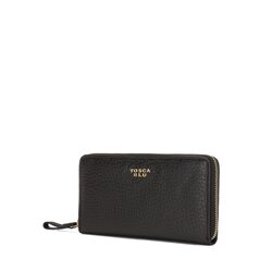 Sidney Large wallet with zip around, black