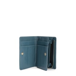 Basic Wallets Medium leather wallet, teal