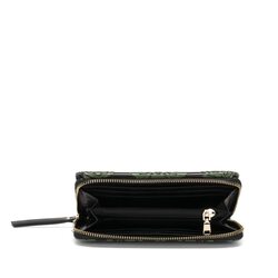 Marbella Large wallet with zip around, green