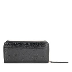 Marbella Large wallet with zip around, black