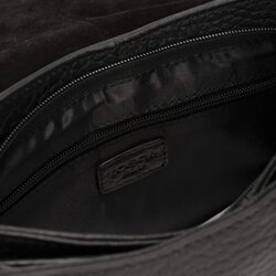 Sidney Leather crossbody bag, black