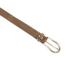 Leather belt, tobacco, 90 EU