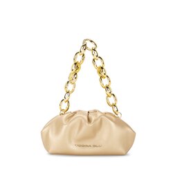 Dubai Soft mini clutch bag, gold