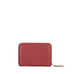 Canada Medium zip-around leather wallet, dark red