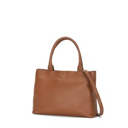 Canada Rigidly structured shopping bag, leather