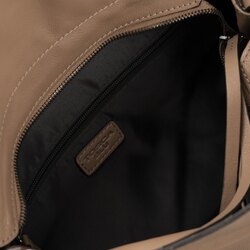 Avana Leather pouch bag, mud
