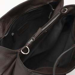 Ottawa Leather shopping bag, dark brown