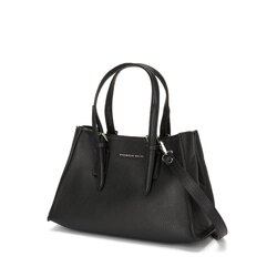 Bruges Medium leather tote bag, black