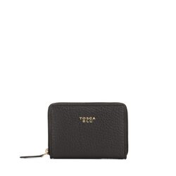 Sidney Medium leather zipped wallet, black
