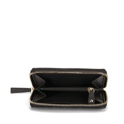 Sidney Medium leather zipped wallet, black