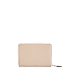 Sidney Medium leather zipped wallet, powder