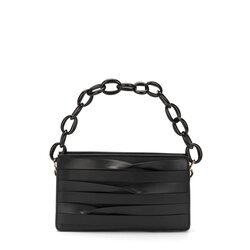 Waves Borsa a spalla con catena, nero