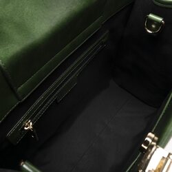 Marbella Large rigid handbag, green