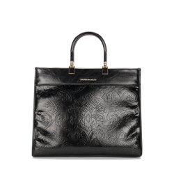 Marbella Large rigid handbag, black