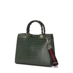 Lady Crocodile Large handbag with print
, green