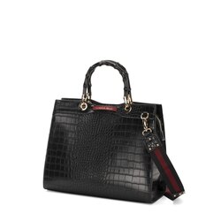 Lady Crocodile Large handbag with print
, black