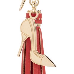 Sweet Keyring with tassel, red