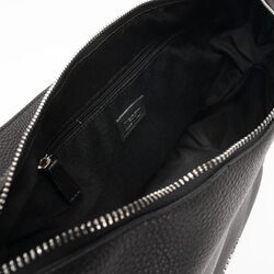 Beirut Soft leather shoulder bag, black