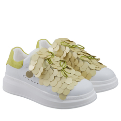 Sneaker Margarita Leather, green, 36 EU