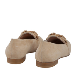 Calla Moccasin In Suede, cookie, 41 EU