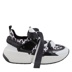 Bambu' Sneaker In Spotted Lycra, white/black, 38 EU