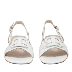 Gladiolus Sandal In Nappa, milk, 39 EU