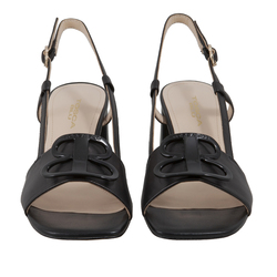 Slingback Mimosa In Nappa, nero, 37 EU