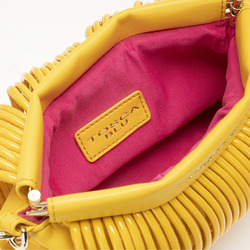 Candy Clutch Bag With Laces, yellow, taglia unica EU