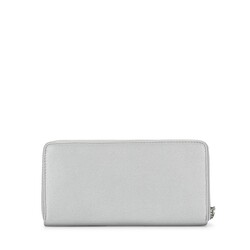 Large Wallet With Love Zipper, silver, taglia unica EU