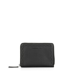 Large Wallet With Shirley Zipper, black, taglia unica EU